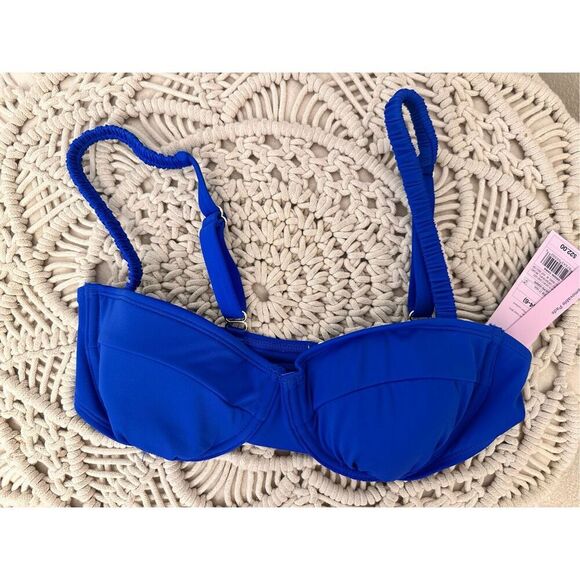 Wild Fable Royal Blue Underwire Bikini Top With Removable Padding Small - Picture 2 of 4